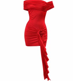Resim Iris Elbise Kırmızı - 40 