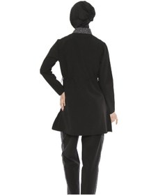 Resim Paraşüt Tam Kapalı Tesettür Mayo 6261 Siyah05 Siyah 