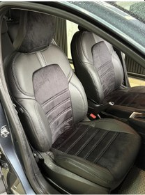 Resim Renault Clio 5 2021-2025 Arası Arka Sırt 2 Parça - Oto Koltuk Kılıfı 