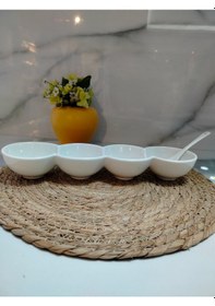 Resim Mdk New Petit Concept 4'lü Sosluk Beyaz 