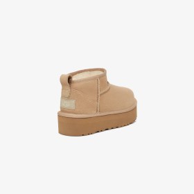 Resim Ugg Classic Ultra Mini Platform Çocuk Krem Terlik 1157791k Krem 