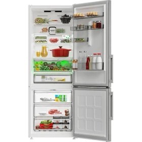 Resim Grundıg Gpknd 490 I E Enerji Sınıfı 490 L Duo-No Frost Alttan Donduruculu Buzdolabı Inox 