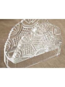 Resim English Home Karissa Cam Peçetelik 13X9 cm Şeffaf 