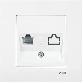 Resim Viko Karre Teklı Nümeris Cat3 - Beyaz 