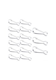 Resim Aubyhe 15 Adet 50mm Paslanmaz Çelik Rüzgar Engeli Kanca, Anahtarlık Pencerelik Klips, Çeşitli Eşyalar İçin Uygun Bağlantı Aparatı 