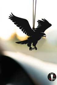 Resim Oyunzu Araba Süsü Metal Uçan Kartal Motif Dikiz Aynası Süsü Hediyelik 