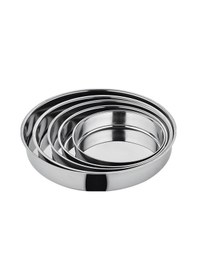 Resim Paslanmaz Çelik Fırın Tepsisi 30cm Gümüş 