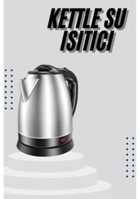 Resim Kettle C F Tipi 220-240v Paslanmaz Çelik Elektrik Kablolu Otomatik Kapanma Çok Renkli 
