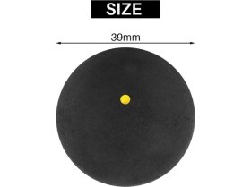 Resim Poieerf 3pcs Squash Topu Tek Noktalı Düşük Hızlı Spor Kauçuk Toplar Profesyonel Oyuncu Rekabet Squash (Yurt Dışından) 