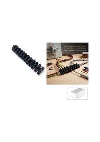 Resim 50 Adet Siyah Plastik Sıra Klemens 5468 