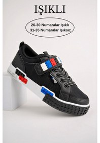 Resim Muggo Sonic Garantili Legolu Bağcıklı Ve Cırtlı Ortopedik Çocuk Sneaker Spor Ayakkabı 001 
