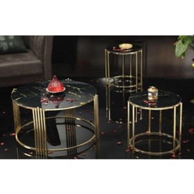 Resim Hilal 2+1 Sehpa Takım 