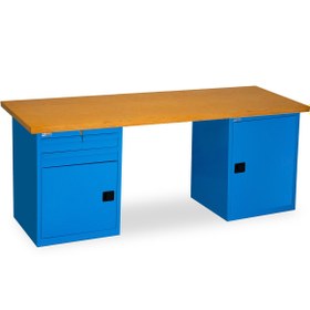 Resim Genel Markalar Çalışma Tezgahı 2 Çekmeceli Dolaplı (2130x650x800 Mm ) 