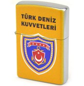 Resim Türk Deniz Kuvvetleri Baskılı Çakmak Açık Renk 