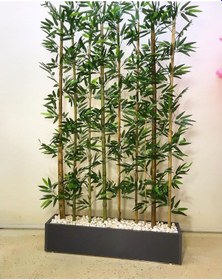 Resim Bambu Seperatör 100X20X20 CM x 175 CM Antrasit 