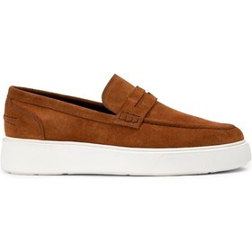 Resim Deery Hakiki Süet Taba Rengi Erkek Loafer Ayakkabı - 01964mtbae01 Taba 