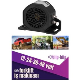 Resim Findit ModaCar İş Makinası Forklift Yüksek Desibel Siren 12V-24V-36V 