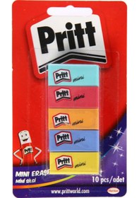 Resim Pritt 10 Adet Silgi Seti - Renkli 