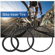 Resim Fosenze Bisiklet İç Lastiği 700 23-25c, Schrader Valf 48mm, Butil Kauçuk, Yüksek Havalandırma Ve Dayanıklılık, Dağ Bisikleti Yolları İçin 