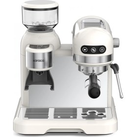 Resim Karaca Coffeemaid Kahve Öğütücülü, Süt Köpürtücülü, 19 Bar Basınçlı Espresso, Latte, Cappuccino, Americano Makinesi 1,4l White 