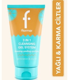 Resim Flormar Karma & Yağlı Cilt için Partiküllü Yüz Temizleyici (Turunçgil) - Cleansing Gel - 000 - 8690604557165 150 ML 