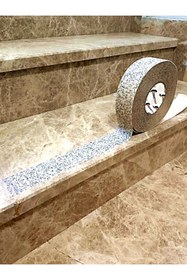 Resim BANT EVİ Kum Desenli Merdiven Kaydırmaz Bant 5cmx5m Kum Rengi Zemin Kaymaz Bant Kahverengi 