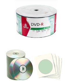 Resim Boş Dvd-R 16X .4.7 Gb 20 Adet Ve 20 Adet Dvd Zarfı 