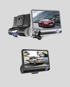 Resim Tek Full Hd Araç Kamerası 3 Lü 4.0 Ekranlı Ve Hdr Gece Görüşlü Najmaddin 