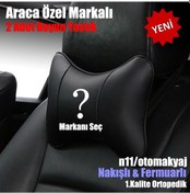 Resim Audi A2 Uyumlu Papyon Boyun Yastık - 2Li Ortopedik Araca Özel 