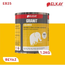 Resim Elkay Granit Mermer ve Taş Yapıştırıcı Beyaz 1200GR 