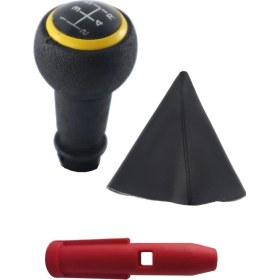 Resim Otozet C2 - C3 - C4 - C5 Vites Topuzu Ve Körük Seti C4 Körük Sarı Topuz 