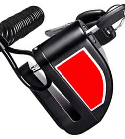 Resim TechnoStation Yeni Nesil Su Geçirmez Alarmlı Disk Kilidi Motorsiklet Scooter Bisiklet Sesli Alarm 