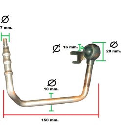 Resim Gutsy Basınca Dayanıklı Kafalı Yakıt-Hıdrolık Celık Boru Sportlu 