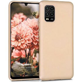 Resim Matte Silicone Xiaomi Mi 10 Lite Zoom Kılıf Gold 