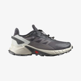 Resim Salomon Supercross 4 Gore-tex Nine Iron/lunar Rock/cosmic Sky Kdn Patika Koşusu Ayakkabısı L47976100 Siyah 