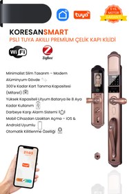 Resim koresan Tuya PSL1 Akıllı Premium Çelik Kapı Kilidi 