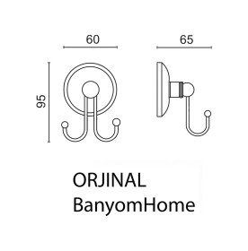 Resim Çelik Banyo Paslanmaz Pirinç Mat Siyah Bella Bornozluk Askılık Siyah 