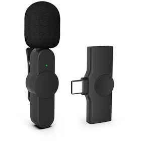Resim EP033T USB-C / TYPE-C Kablosuz Radyo Yaka Mikrofonu 