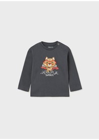 Resim Mayoral Siyah Bebek Tshirt - Mayoral - Siyah - 36-ay - 2025-siyah-36-ay 