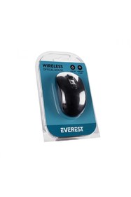 Resim Everest Usb Siyah-kırmızı 800-1200-1600dpi Kablosuz Mouse Sm-804 