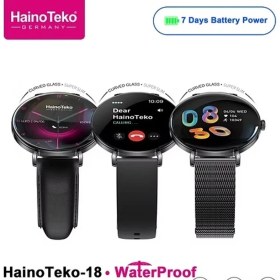 Resim Haino Teko - 18 Amoled Ekran Akıllı Saat Su Geçirmez 7 Gün Pil Süreli Akıllı Saat 