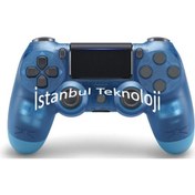 Resim İstanbul Teknoloji DS4 Gamepad Wirelles V2 Yeni Nesil Kol - PC, Notebook, Smart TV, Telefon Uyumlu 