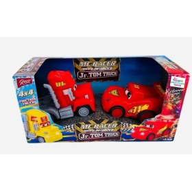 Resim Brother Toys Kutulu Sürtmeli Kırılmaz Şimşek Mcqueen Oyuncak Araba ve Tır 2'li Set 12.5 Cm. 