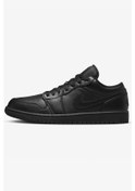 Resim Nike Air Jordan 1 Erkek Beyaz Sneaker 553558-093 Siyah Siyah 