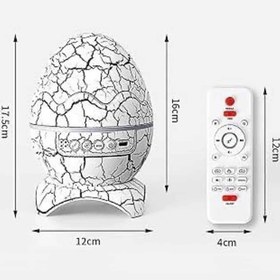 Resim Ilkeshop Gece Lambası Yumurta Işık Speaker Yeni Nesil Dinozor Yumurtası Görünümlü Çok Renkli 22466088 