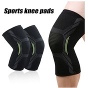 Resim Jokmae Erp 2'li Spor Diz Pedi - Esnek Kaymaz Koşu/bisiklet Desteği Siyah Diğer 