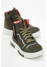 Resim Mnpc Erkek Çocuk Haki Suya Dayanıklı Anatomik Sneaker Günlük Bot 25k4b11017263 Haki 