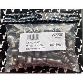 Resim Völkel M10x1.5-1.5 Helicoil Yay V-coil Germany 100 Adet 