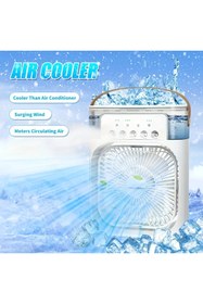 Resim Genel Markalar Egonex Taşınabilir Vantilatör Su Soğutmalı Masaüstü Usb Fan 