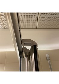 Resim Duşakabin Seti Bella Serisi Kapi Plastik Parçalar Beyaz 